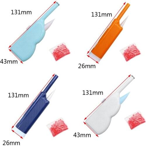 Earthworm Bait Lure Bloodworm Clip Device with Rubber Bands Portable ABS Fishing Tackle Accessory