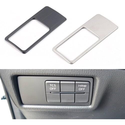 Chrome For MAZDA CX-5 CX5 CX 5 2017 2018 2019 Headlamp Adjust Button Switch Cover Protection Trim Sticker
