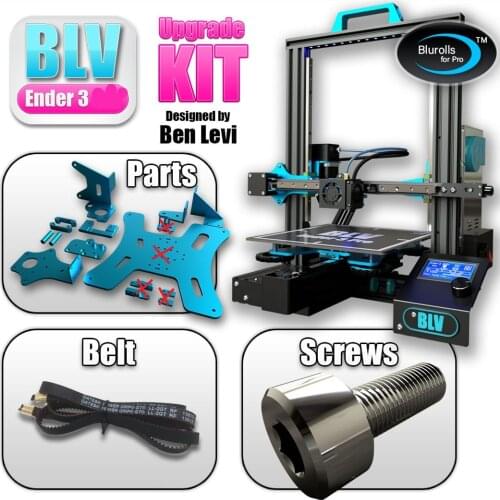 BLV Ender 3 3d printer upgrade kit including Gates X belt screws and aluminum plates,genuine Hiwin Linear Rail optional