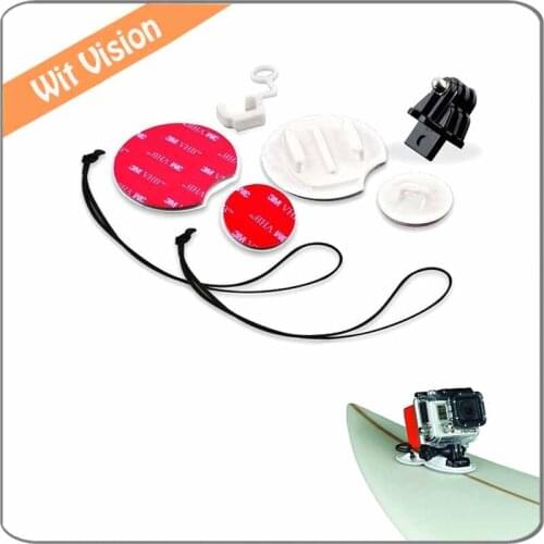 Gopro Tethers Kit Surf Boarding Mount Adapter Set for Gopro Hero 1 2 3 3+ 4 Surf Pack