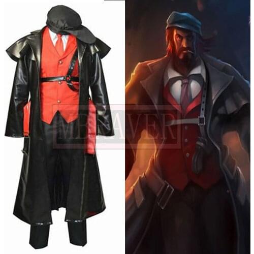 LOL Graves Cosplay Costume the Outlaw Cosplay Costume Any Size