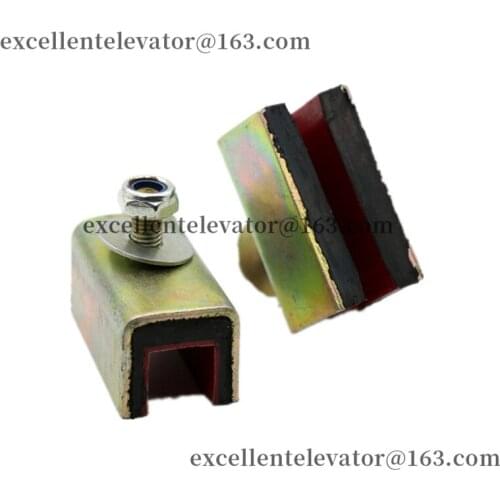 Red Elevator Guide Shoe Length Length 65mm Flat Groove Width 10mm Use for Schindle