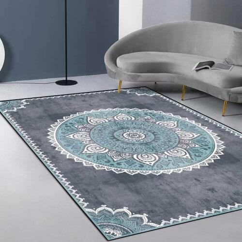 Moroccan Style 3D Printing Carpets For Living Room Bedroom Decor Area Rugs Retro Persian Table Coffee Floor Mats Antiskid Sofa