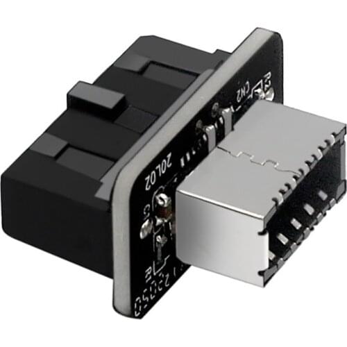 PH73S Motherboard USB3.019P/20P To Type-E 90 Degree Adapter Chassis Front Type-C Plug-In Port