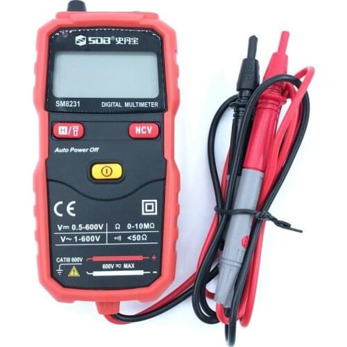 Multimetro Mini Smart Digital Multimeter 8231 AC/DC Ammeter Voltmeter Meter Diagnostic-tool Tester Electronic Measurement China