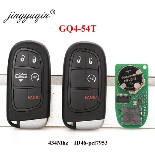Jingyuqin Genuine Parts for Dodge Ram 2500 2013 - 2019 GQ4-54T 4/5BTN 433MHz ID46 pcf7953 Remote Smart Car Key Original Factory