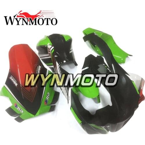Complete Injection Black Green Red Fiberglass Racing Motorcycle Fairings For ZX 10R Year 2011 - 2015 Cowlings
