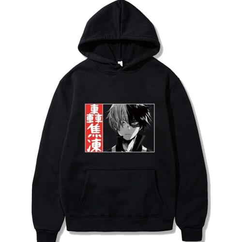 My Hero Academia Hoodie Hot Anime Elements Winter Cotton Pullovers Tops