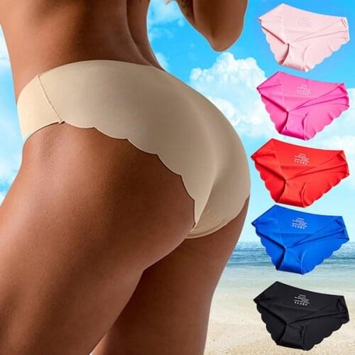 1-5pcs Pure Cotton Women Panties Underwear Cotton Breathable Solid Women Girl Briefs Underpant Lingerie Panty Girls