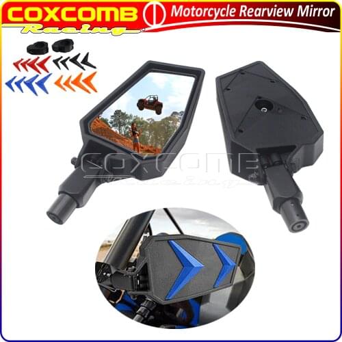 Universal 1.75" UTV Adjustable Side Mirror Left Right Rearview Mirrors For Polaris RZR 570 800 900 1000 XP1000 900 Ranger 400