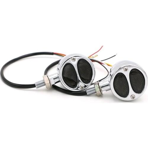 10mm 3 in 1 Universal LED Motorcycle Turn Signals Light Moto Motorbike Motocross Tail Light Turn Signals Brake Light