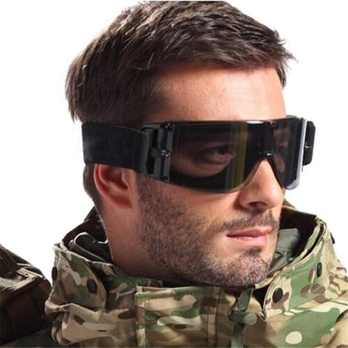 Shooting Protect Safety Army Sunglasses Airsoft Hunting CS War Game Military Goggles Men Combat War Game Tactical Glasses