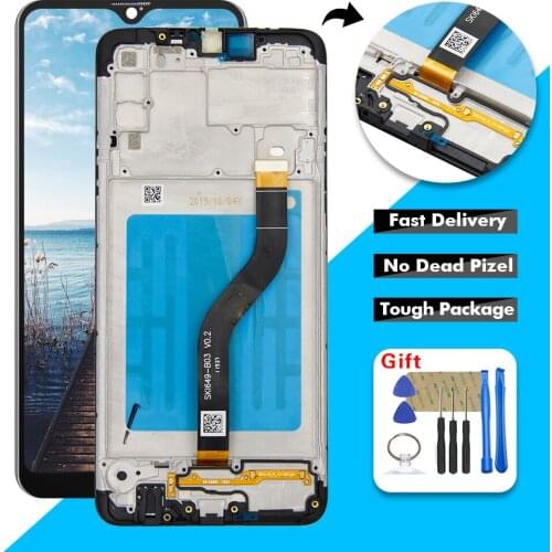 AAA LCD For Samsung Galaxy A20S A207 207F/DS A207FN A207U A207G A207F LCD Display Touch Screen Digitizer Glass Assembly + Frame