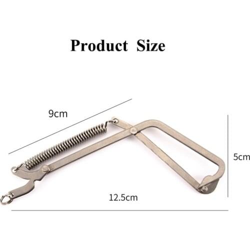 1pc Stainless Steel Crab Grabber Grabbing Tool Clamp Pike Trap Fishing Tackle Tools Catch Crab Accessories Outdoor fishing Tools