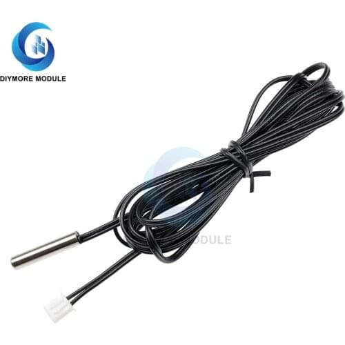 100/200cm 2 Meter Waterproof NTC 10K 1% 3950 2m Thermistor Accuracy Temperature Sensor Wire Cable Probe For Arduino W1209 W1401