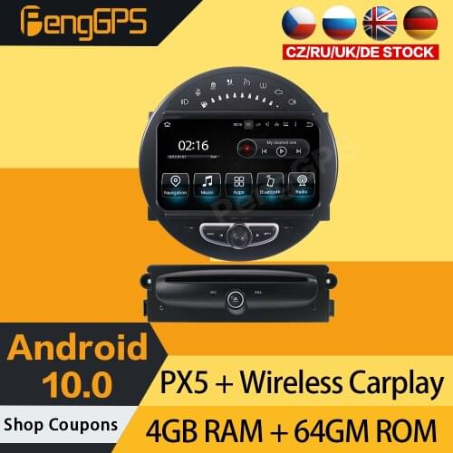 2 Din CD DVD Player For MINI 2006-2013 Android Radio Multimedia Touchscreen GPS Navigation Headunit Carplay Car Stereo 8core USB