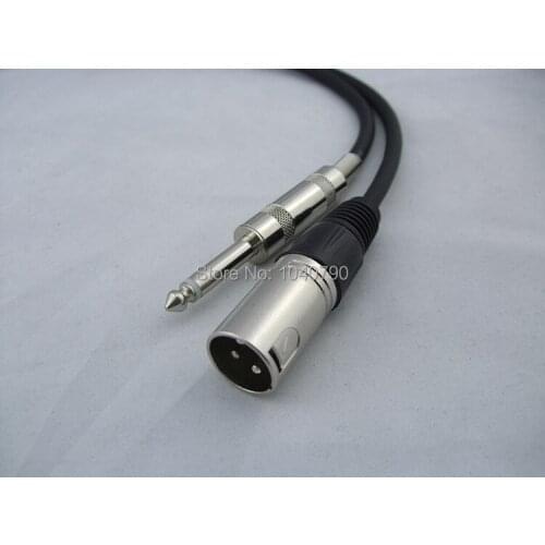 6.3/6.5/6.35 to male you line Balance the cannon line microphone cable Tuning decca dragon line Connecting line 3M 9.6ft