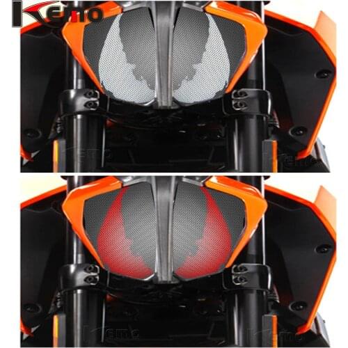 For Duke 390 790 2017 2018 2019 Motorcycle Accessries 3D Front Fairing Headlight Sticker Guard Head light Stickers