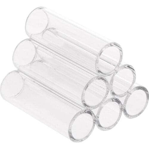 Fish Tank Shelter 3/6 Tube Aquarium Pipe Shrimp Cave Hide Breeding Acrylic Decor