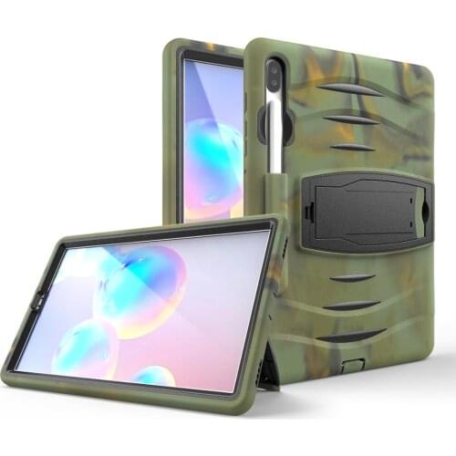 Armor Shockproof Tablet Case For Samsung Tab S6 10.5" T860 2019 Cover Hard Heavy Protective Rugged Duty Stand Tablet Case