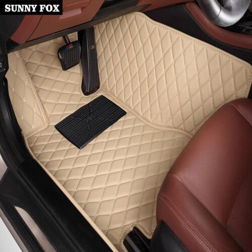 "Car floor mats for Cadillac ATS XTS SRX SLS Escalade car-styling Waterproof leather carpet liners "