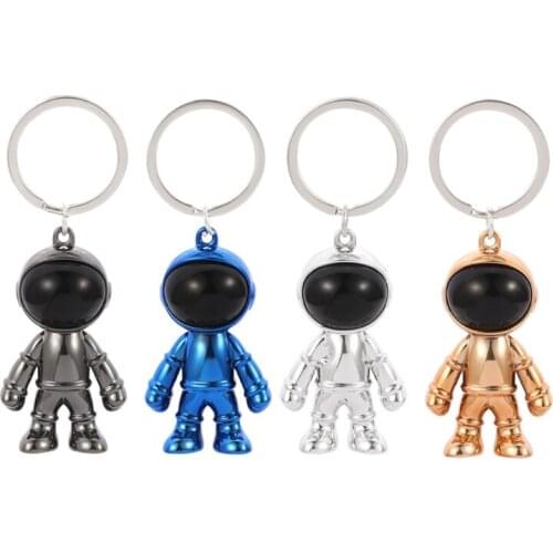 3D Astronaut Space Robot Spaceman Keychain Keyring Gift For Man Friend Fashion Car Keychain