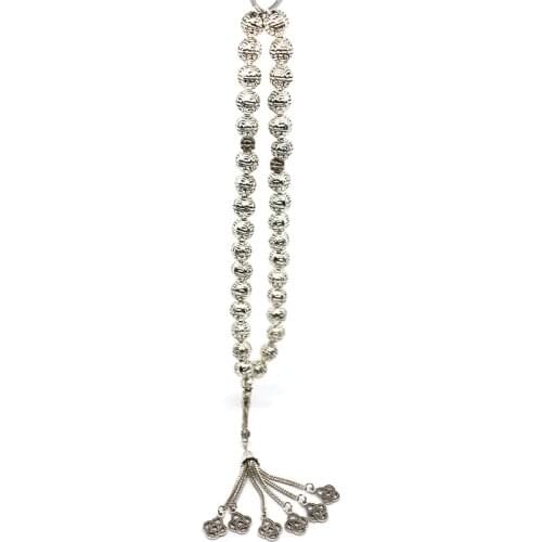 12MM Engraved pattern beads and 33 alloy pendants, Middle East Islam and Muslim prayer beads, suitable for both men women