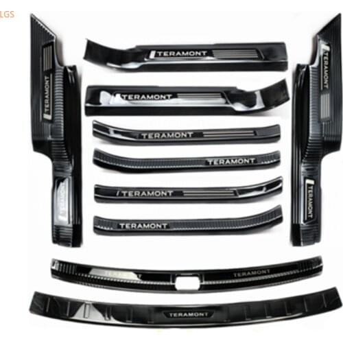 For Volkswagen Teramont 2017-2020 stainless steel Threshold bar Trunk guard threshold Shield Anti-scratch protection Car styling