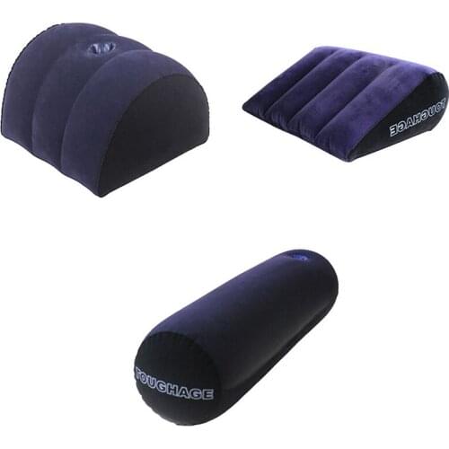 Flocking Inflatable Sex Aid Pillow For Women Love Position Cushione Sex Furniture Erotic Sofa Adult Games Sex Toys For Couples