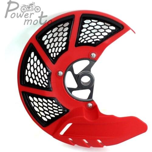 Motorcycle Front Brake Disc Cover X-Brake Vented Caliper Guard for Honda CR125R CR250R CRF 250R 250X 450R 450X 450RX 2004-2018