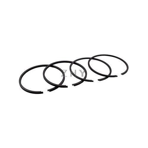 Black Metal 120mm Inside Diameter Balance Sealing Piston Ring Set 4 in 1