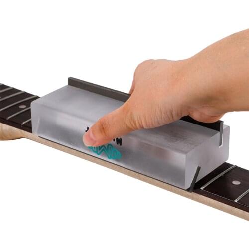 Fret File 2 in 1 Guitar Fret End Bevel File String Instrument Finishing Tool 35 Degree Luthier Work Tool