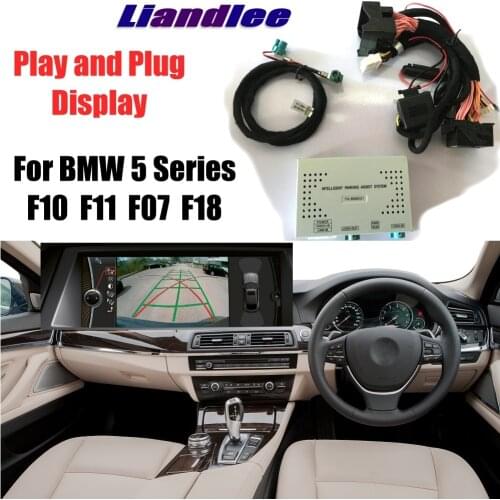 Liandlee Parking Camera Interface Reverse Back Up Camera Kits For BMW 5 F10 F11 F07 F18 CCC CIC NBT EVO Display Upgrade