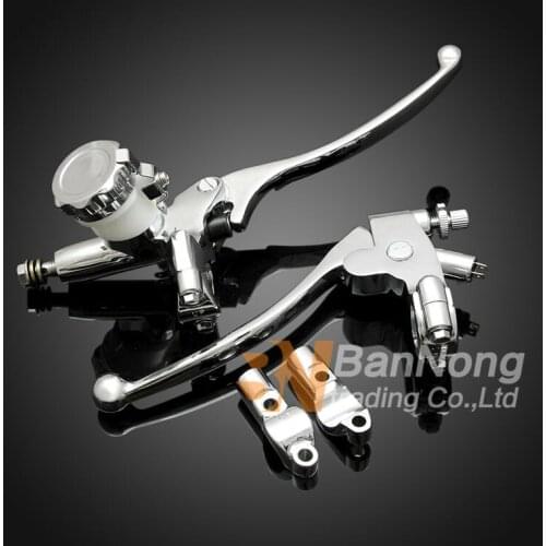 Motorcycle Modified Clutch Lever Mirror sitting brake pump Master Cylinder For Kawasaki ZXR250 ZXR400 ZRX400 ZZR250 ZZR400