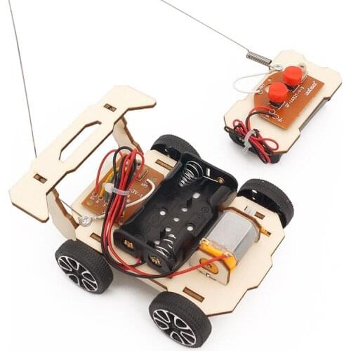 DIY Assembly Wireless Remote Control Car Model Kits STEM Physical Science Experiments Technology Educational Toys For Children
