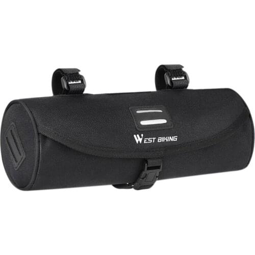 Bicycle Package Cylinder En Beam Hanging Bag Car Head Bag Mountain Road Car Folding Riding Equipment Large Capacity Sundries Bag