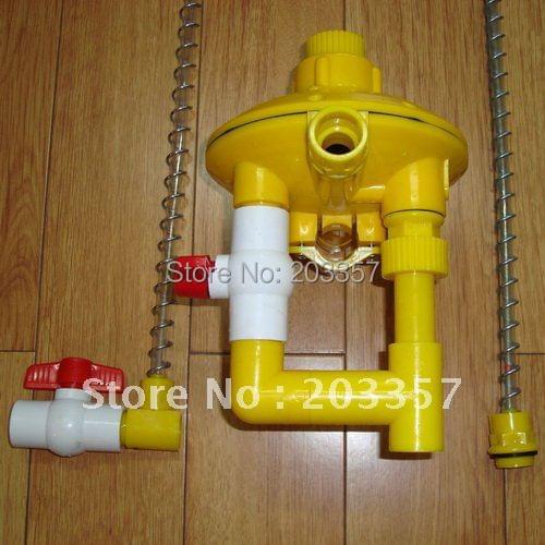10 PCS Water Level Regulators AND 10 End Kit Fit poultry nipple quail bird chicken
