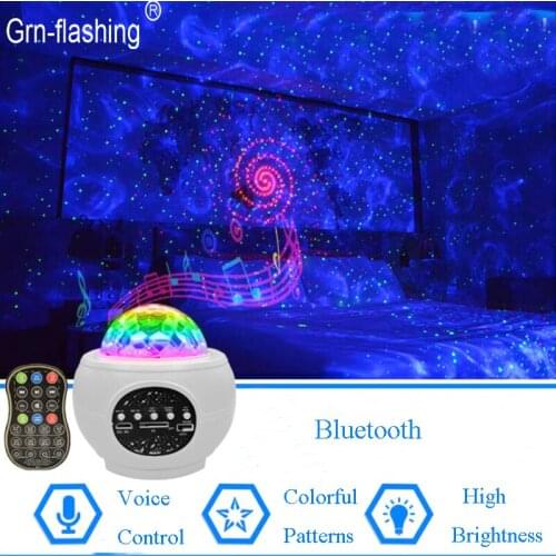 New USB Led Recharge Stage Light Star Laser Projection Lamp DJ Disco Effect Party Light For Child Christmas Gift KTV Bar Room
