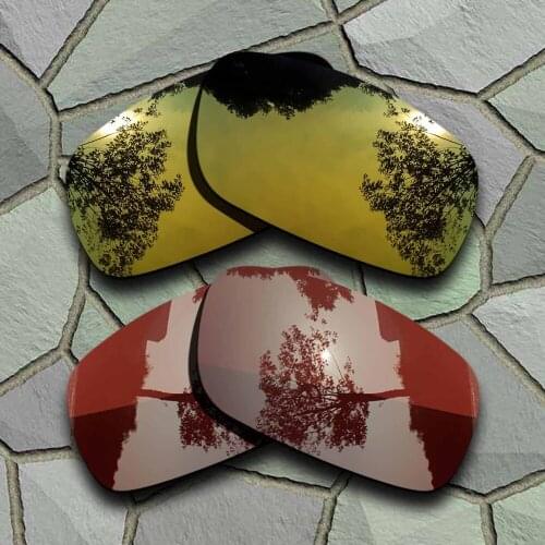Yellow Golden&Bronze Brown Sunglasses Polarized Replacement Lenses for Oakley Crankshaft