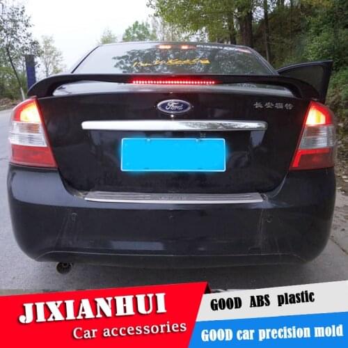 For Focus Spoiler 2006-2011 Ford Focus sedan JSDLK Spoiler ABS plastic Material Car Rear Wing Color Rear Spoiler