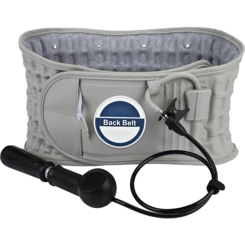 Air Traction Lumbar Support Belt Decompression Spinal Waist Lower Back Support Brace for Pain Relief Lumbar Vertebra