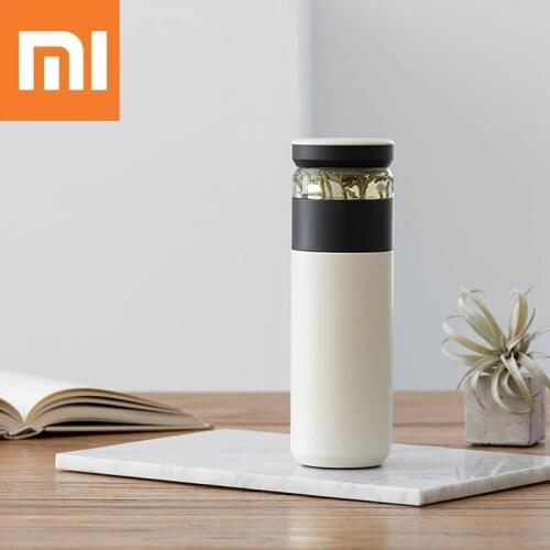 Xiaomi Fun Home Portable Water Vacuum Cup 520ml Outdoor Travel Tea water separation Bottle Warm Grade PP Mug Thermas