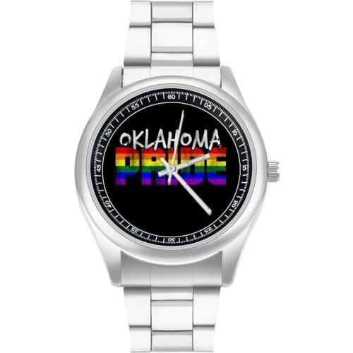 Gay Pride Quartz Watch Aesthetic Female Wrist Watch Photo Stainless Sport Cheap Wristwatch