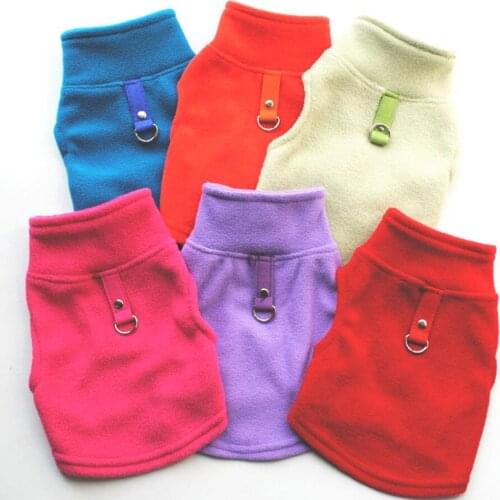 Winter Fleece Pet Dog Clothes Puppy Clothing French Bulldog Coat Pug Costumes Jacket For Small Dogs Chihuahua Vest Hondenkleding