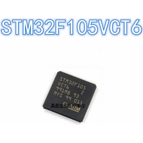 1PCS 100% new original authentic STM32F105VCT6 QFP-100 32F105VCT6 QFP100 32-bit microcontroller chip