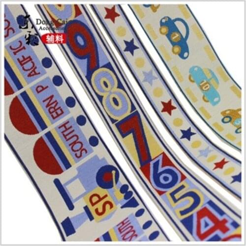 10yards* Jacquard Cartoon Lace Ribbon Handmade DIY Sewing Supplies Pet Dog Collar Accessories Home Curtains Decoration