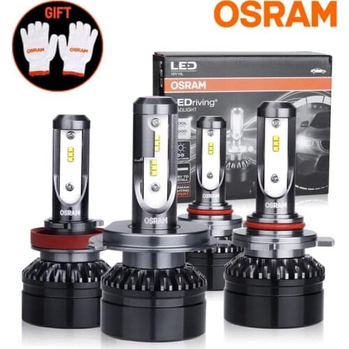 OSRAM H7 H4 Led Bulbs 6000K White HB4 HB3 Car Lamps H11 H8 H16 H1 9005 9006 9012 HIR2 Fog Light For Auto H7 Ampoule Low Beam 2pc