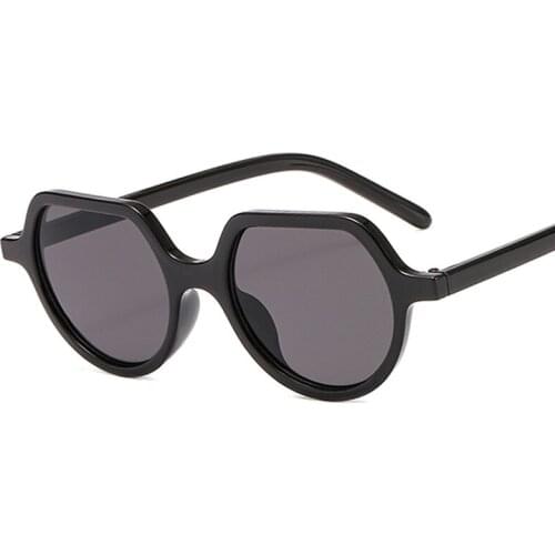 2020 New Korean Retro Gradient Sunglasses Women Fashion Wild Round Frame Sun Glasses Men Brand Design Trend Pink Eyewear UV400