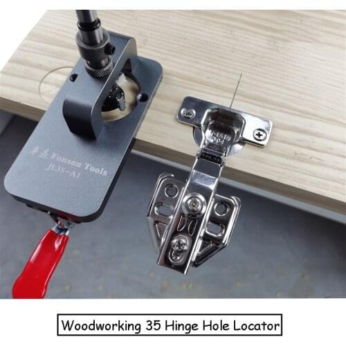 35mm Cabinet Hinge Jig Drilling Set Guide Locator Device Fixture Door Concealed Installation Household Woodworking Tools