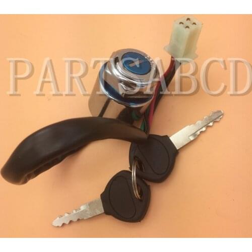 4 Wires Ignition Key Switch 50CC 110CC 125CC 150CC 250CC ATV Quad Scooter Go Kart Buggy Parts Free Shipping